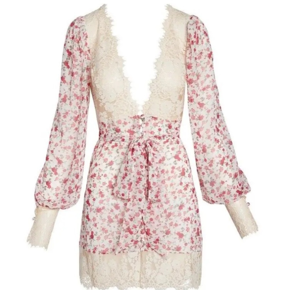 for Love & Lemons floral lace cardigan